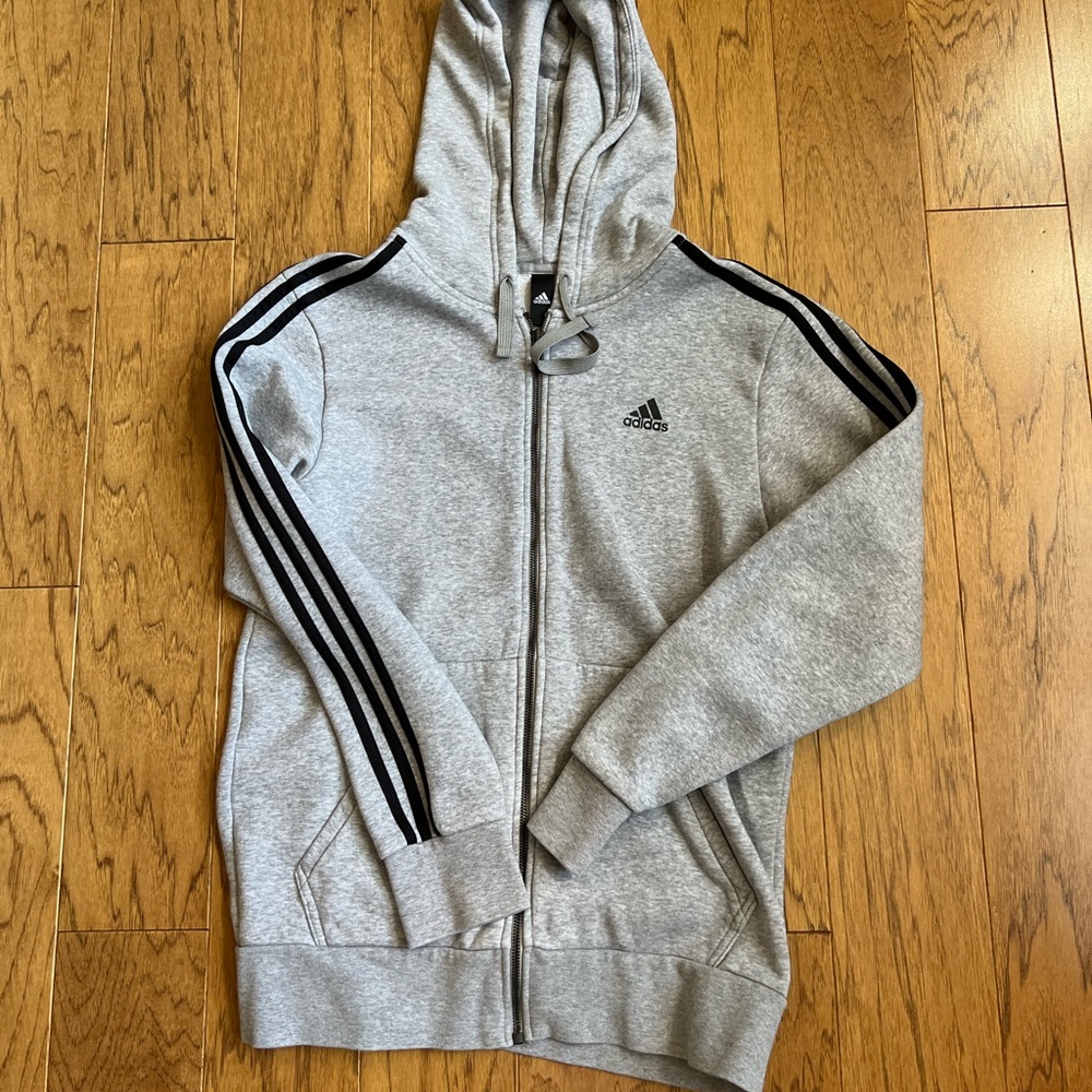 Like new Adidas zip up hoodie size M